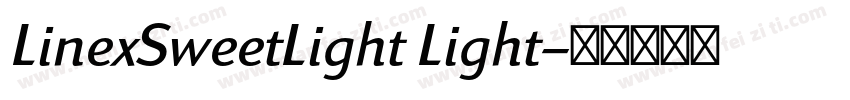 LinexSweetLight Light字体转换